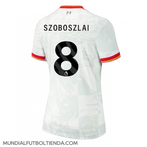 Camiseta Liverpool Dominik Szoboszlai #8 Tercera Equipación Replica 2024-25 para mujer mangas cortas